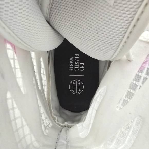 ADIDAS Box Hog 4 Boxing Boots White Grey Lilac Womens 10.5 - Picture 14 of 16